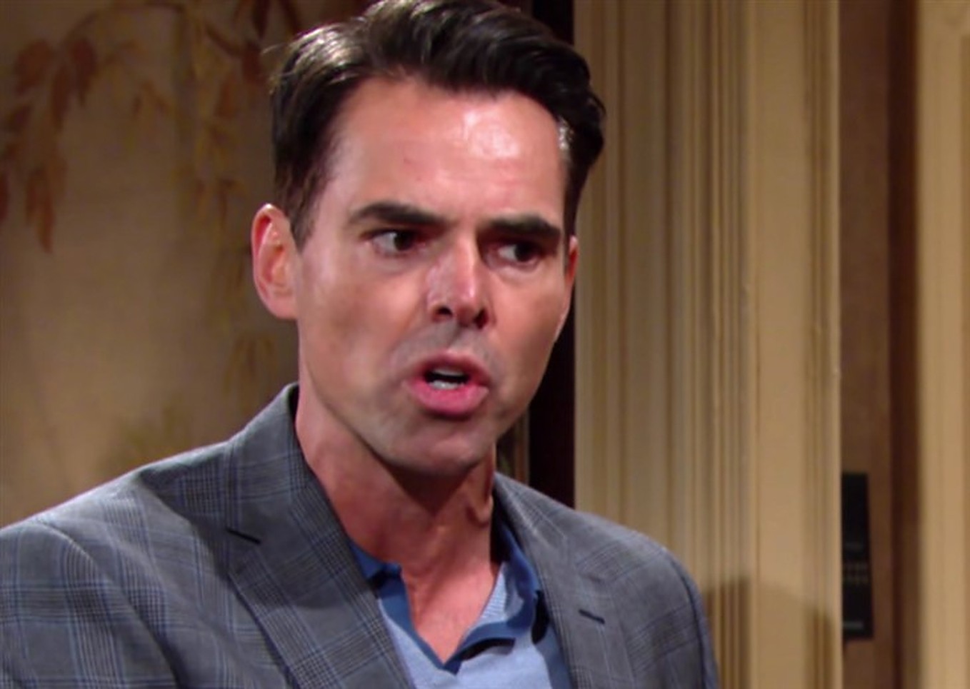Y&R/Billy Abbott (Jason Thompson) lashes out at Chelsea
