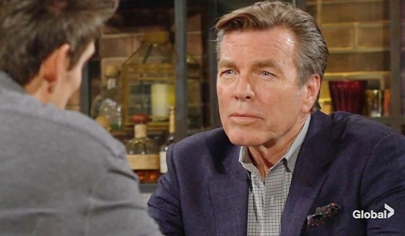 Y&R/Jack (Peter Bergman) advices Adam (Mark Grossman) to make Sally realize about his love
