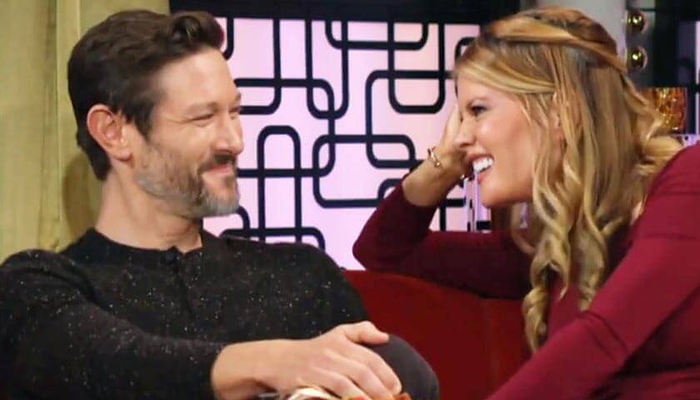 Y&R/Phyllis (Michelle Stafford) gets a huge surprise as Daniel (Michael Graziadei) returns to GC