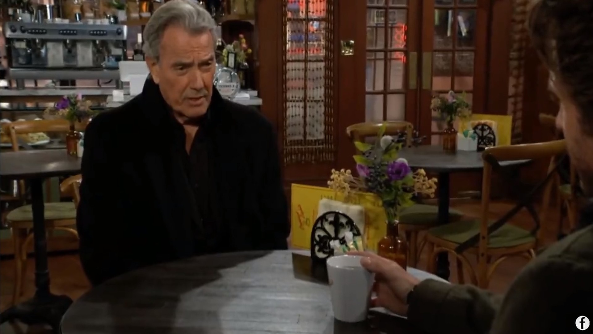 Y&R/Victor (Eric Braeden) pushes Chance to come clean about the problem with him and Abby