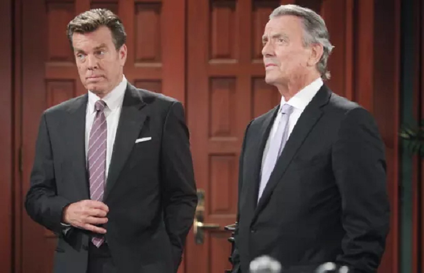 Y&R/Jack (Peter Bergman) and Victor (Eric Braeden) team up to take down Jeremy
