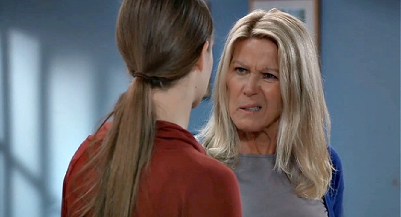 GH/Heather (Ally Mills) scares Esme (Avery Kristen Pohl) with her new plan