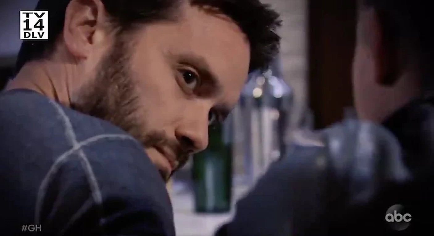 GH/Dante (Dominic Zamprogna) is pissed off with Cody