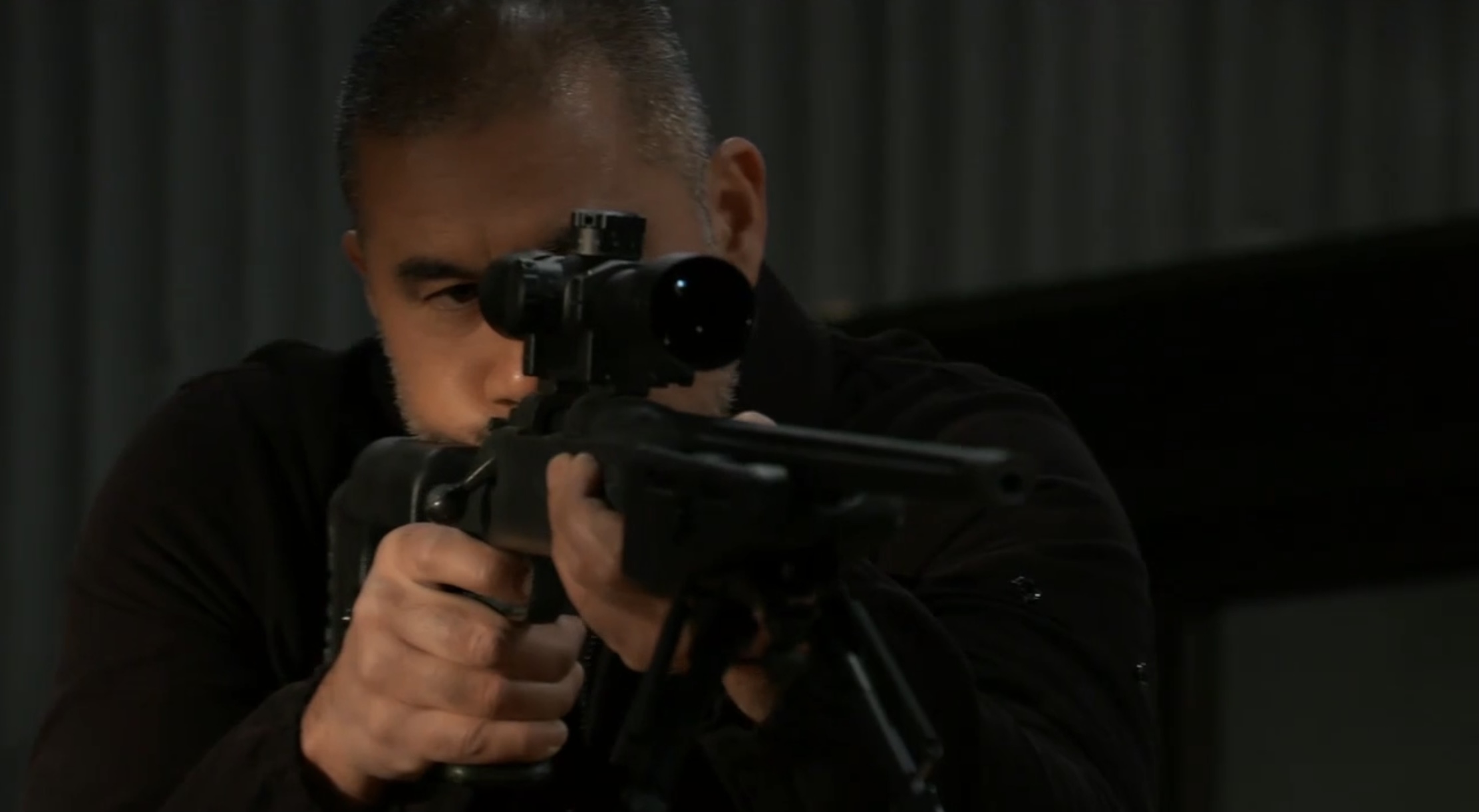 GH/A shooter aims at Sonny and tries to kill him