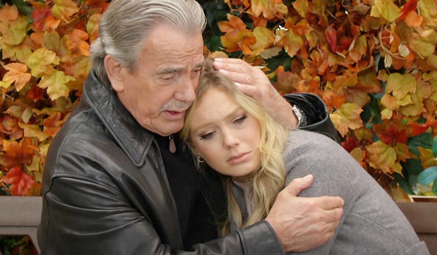 Y&R/Victor (Eric Ordway) plays the family card and takes help from Abby (Melissa Ordway)