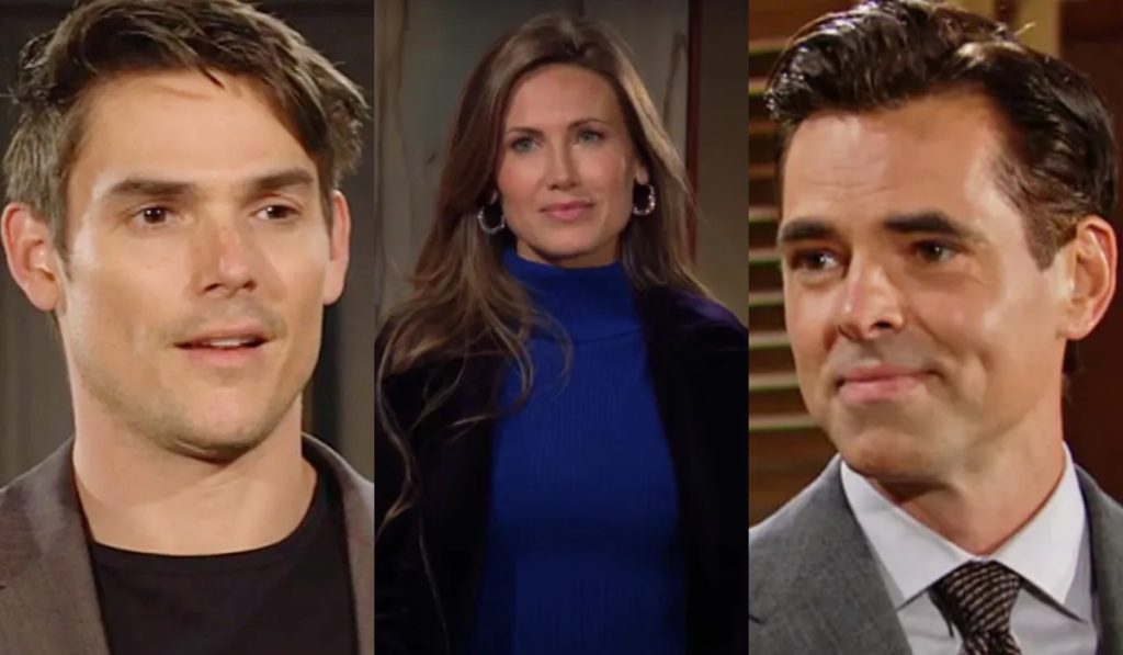 The Young And The Restless Spoilers-Adam-Heather-Billy