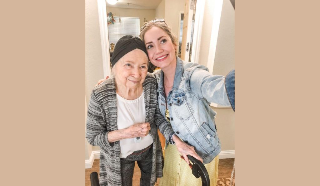 The Bold and the Beautiful-Ashley Jones and her Grandma, Vonda