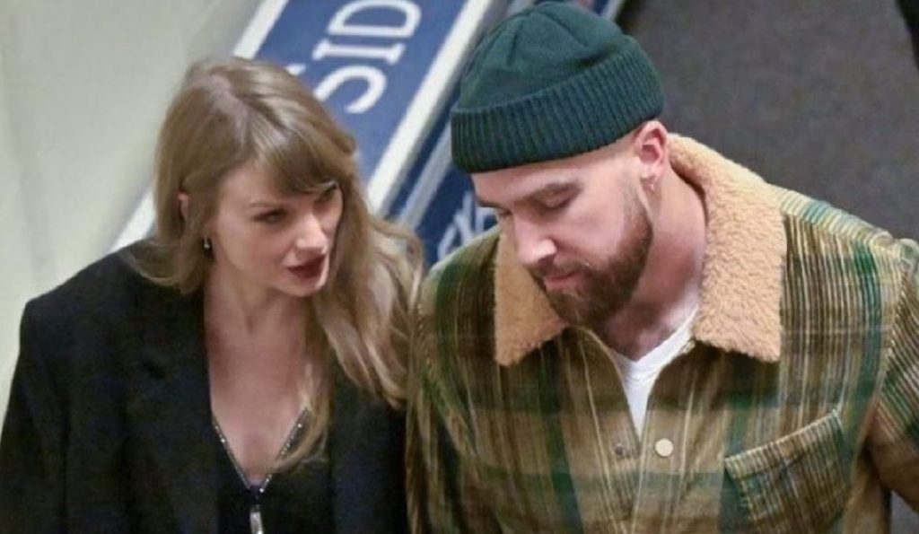 TAYLOR SWIFT AND TRAVIS KELCE