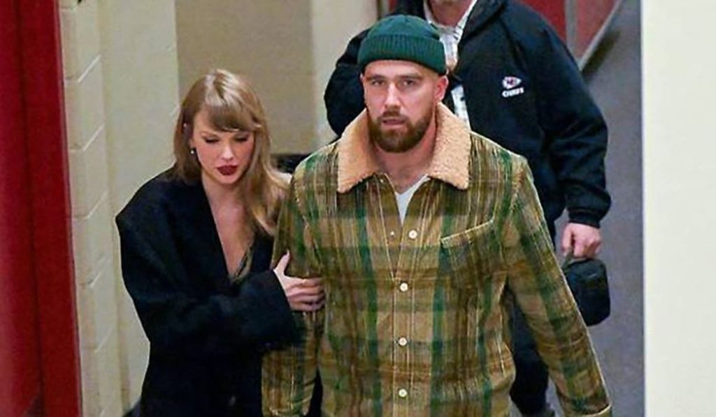 TAYLOR SWIFT AND TRAVIS KELCE