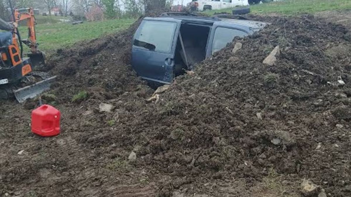 Kentucky Man’s Buried Minivan Storm Shelter Ignites Internet Craze
