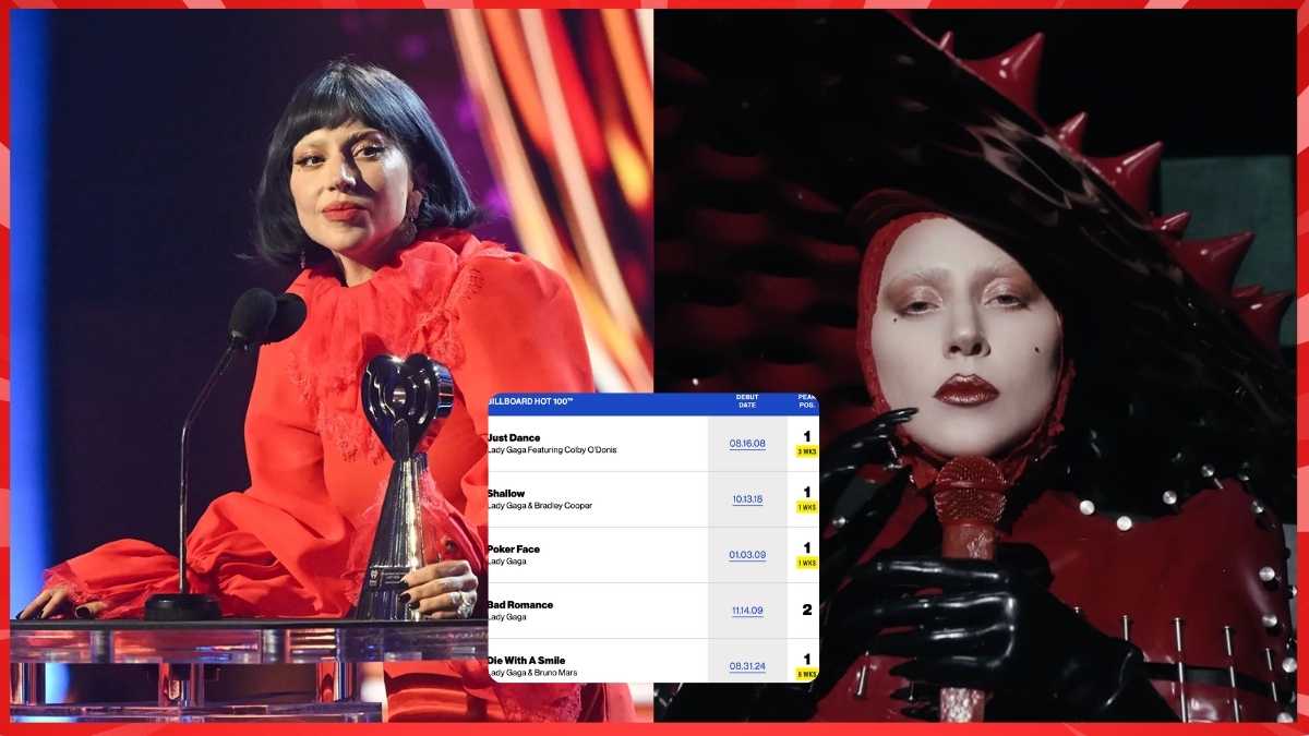 lady gaga top on billboard 2025