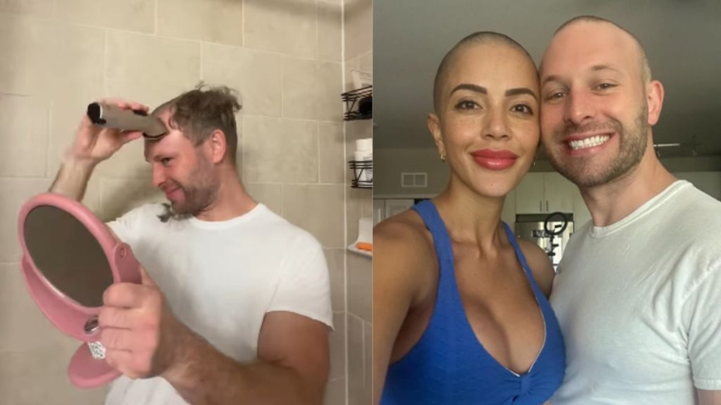 90 day fiance matt branis jasmine pineda bald head shave