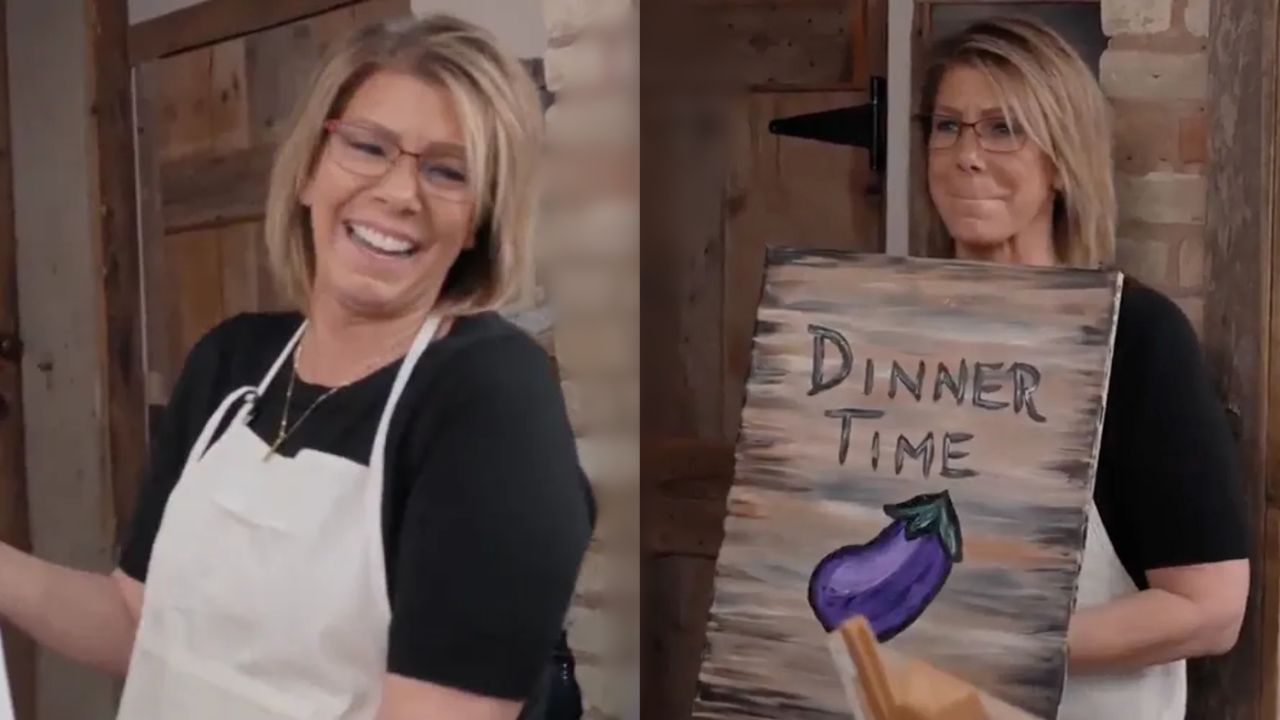 SISTER WIVES MERI BROWN EGGPLANT